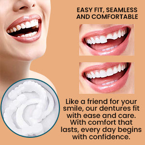 Snap-On Smile Silicone Imitation Braces – Safe & Eco-Friendly Teeth Decoration